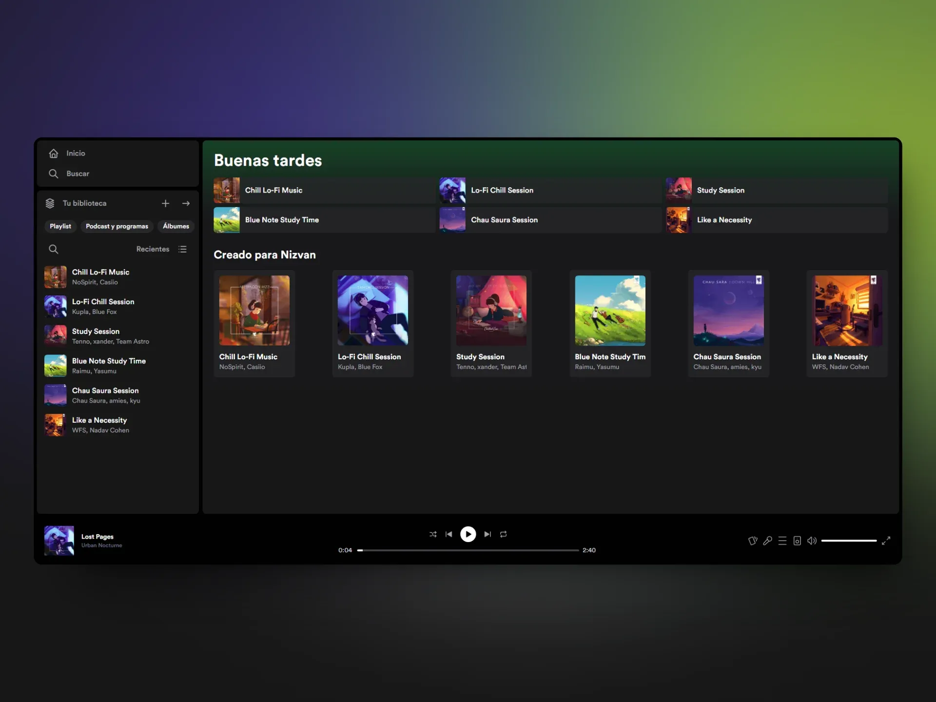 Spotify mockup image